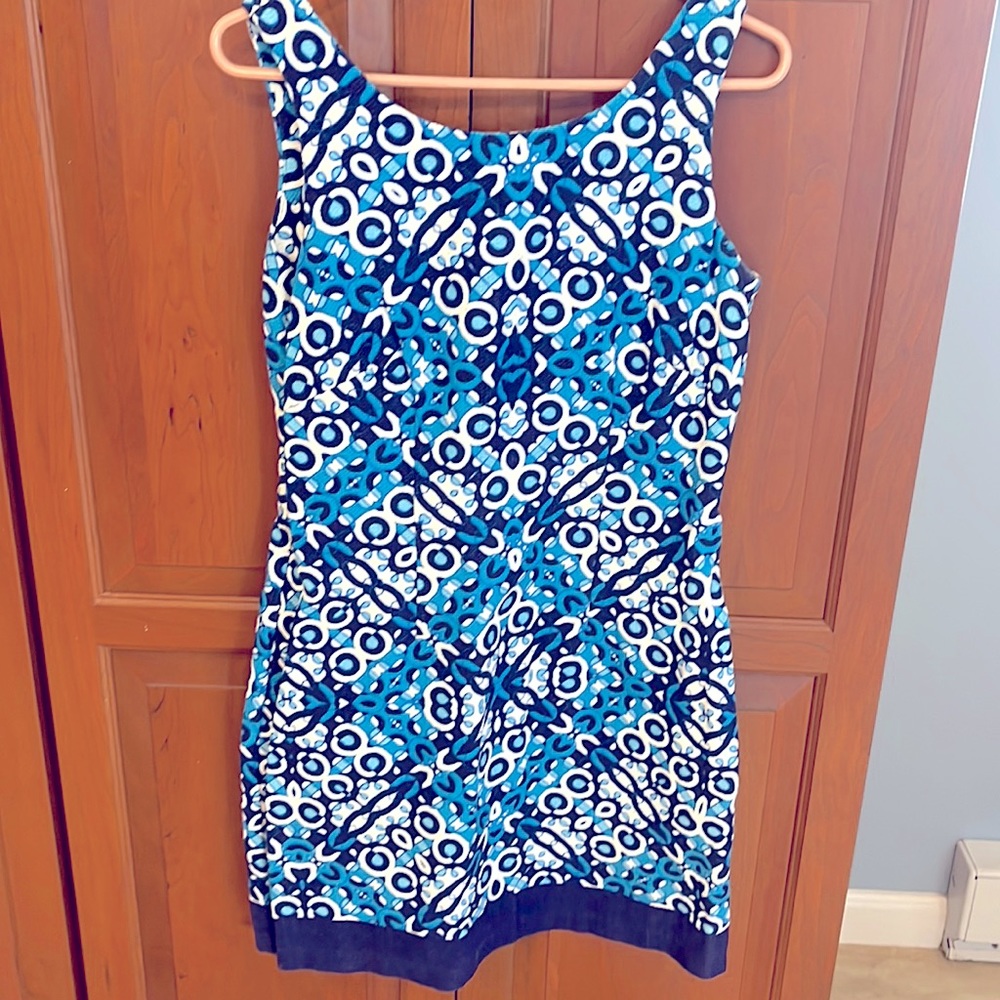 Just…Taylor blue print dress